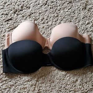 2 Strapless VS Bras 34B